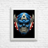 Star Spangled Skull - Posters & Prints