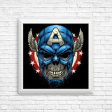 Star Spangled Skull - Posters & Prints