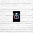 Star Spangled Skull - Posters & Prints