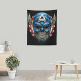 Star Spangled Skull - Wall Tapestry