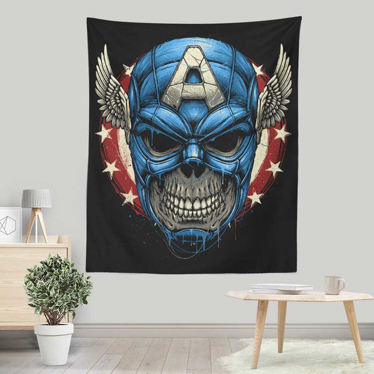 Star Spangled Skull - Wall Tapestry