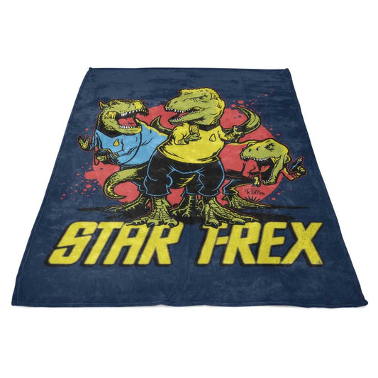 Star T-Rex - Fleece Blanket