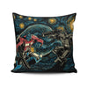 Starry Battle - Throw Pillow