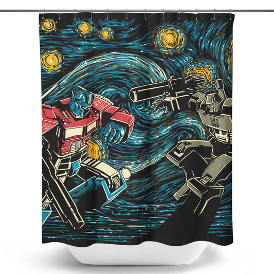 Starry Battle - Shower Curtain