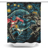 Starry Battle - Shower Curtain