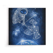 Starry Dancing Sky - Canvas Print
