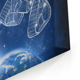 Starry Dancing Sky - Canvas Print