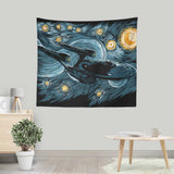 Starry Enterprise - Wall Tapestry