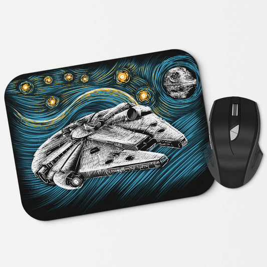 Starry Falcon - Mousepad