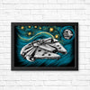 Starry Falcon - Posters & Prints