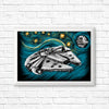 Starry Falcon - Posters & Prints