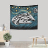 Starry Falcon - Wall Tapestry