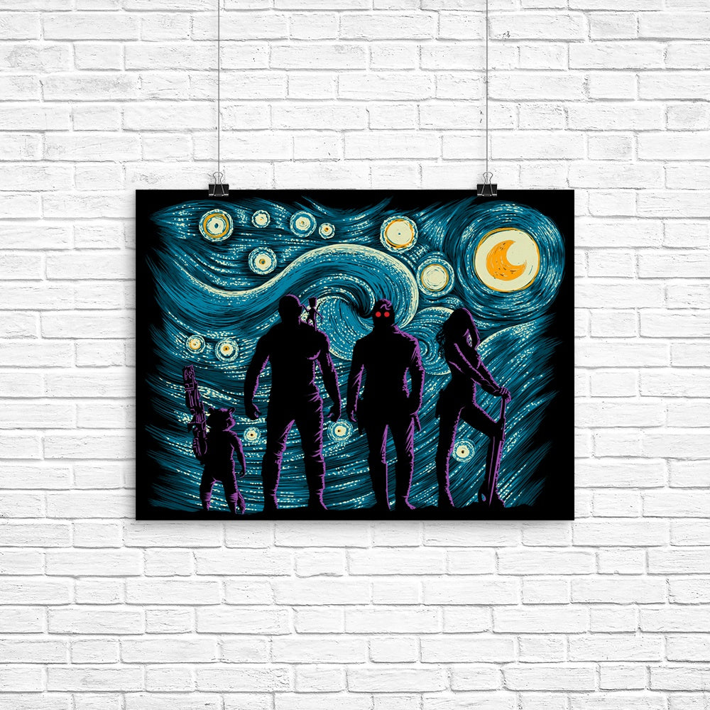 Starry Galaxy - Poster