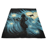 Starry Hearts - Fleece Blanket