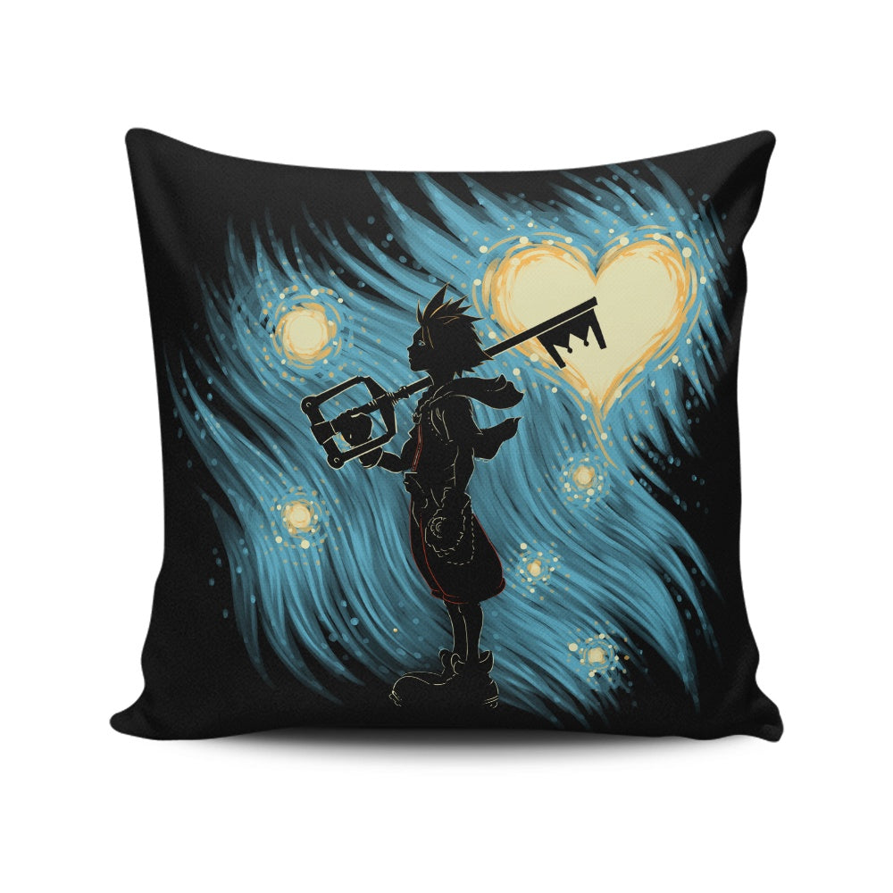 Starry Hearts - Throw Pillow