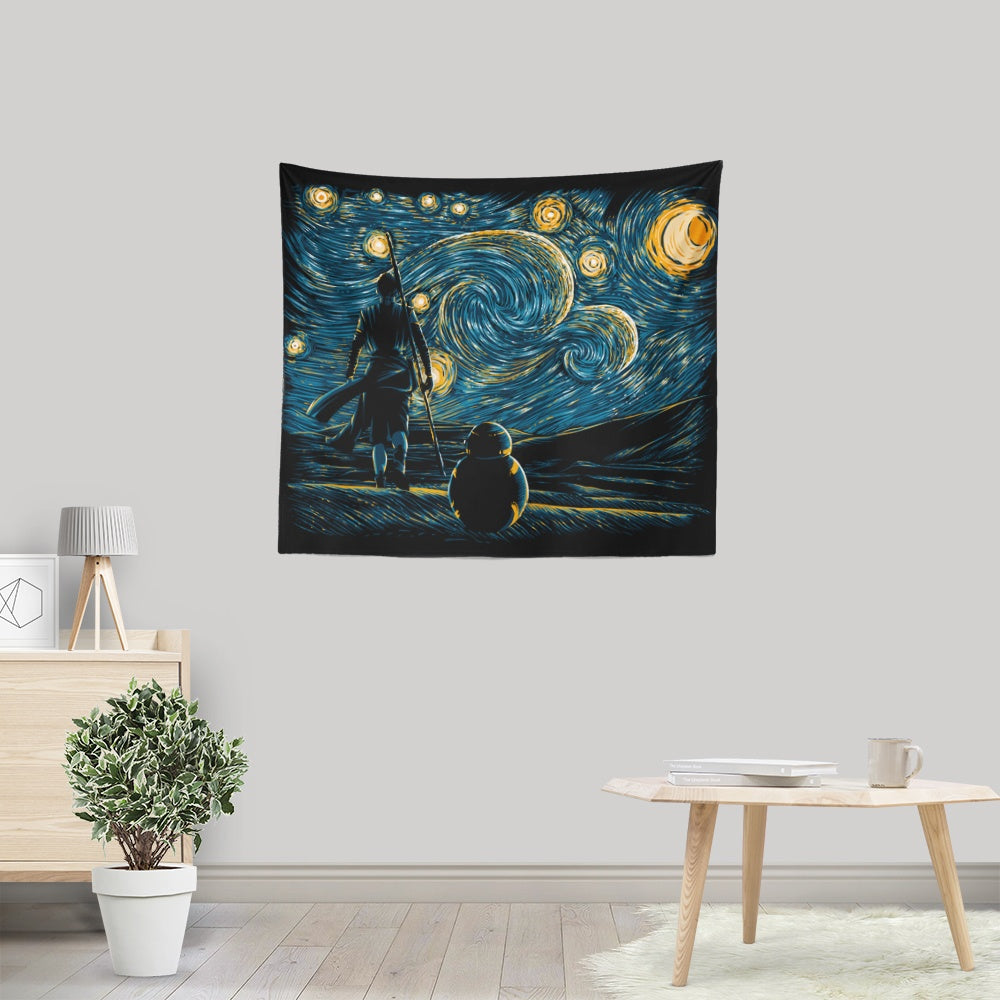 Starry Jakku - Wall Tapestry