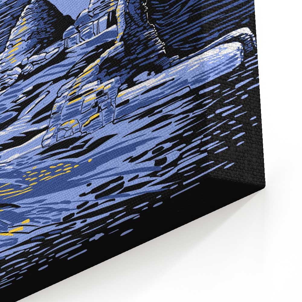 Starry Knight - Canvas Print