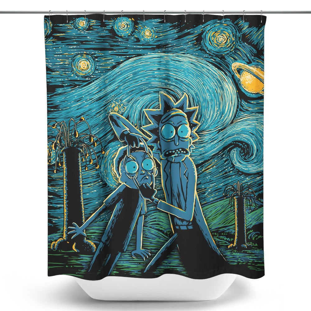 Starry Science - Shower Curtain