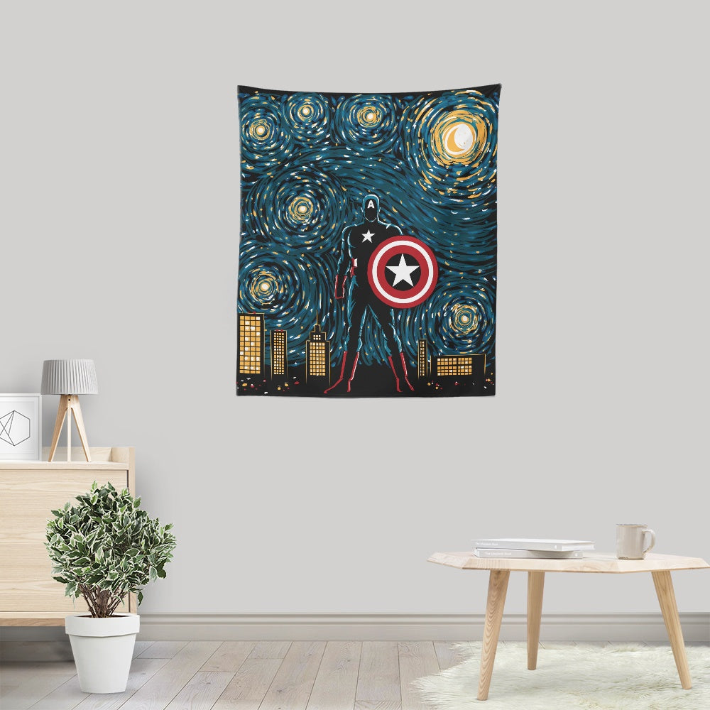 Starry Soldier - Wall Tapestry