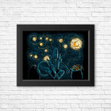 Starry Xenomorph - Posters & Prints