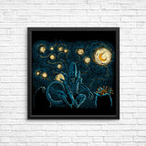 Starry Xenomorph - Posters & Prints