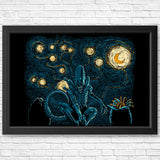 Starry Xenomorph - Posters & Prints