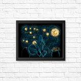 Starry Xenomorph - Posters & Prints