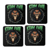 Stay Evil - Coasters