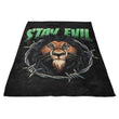 Stay Evil - Fleece Blanket