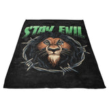 Stay Evil - Fleece Blanket