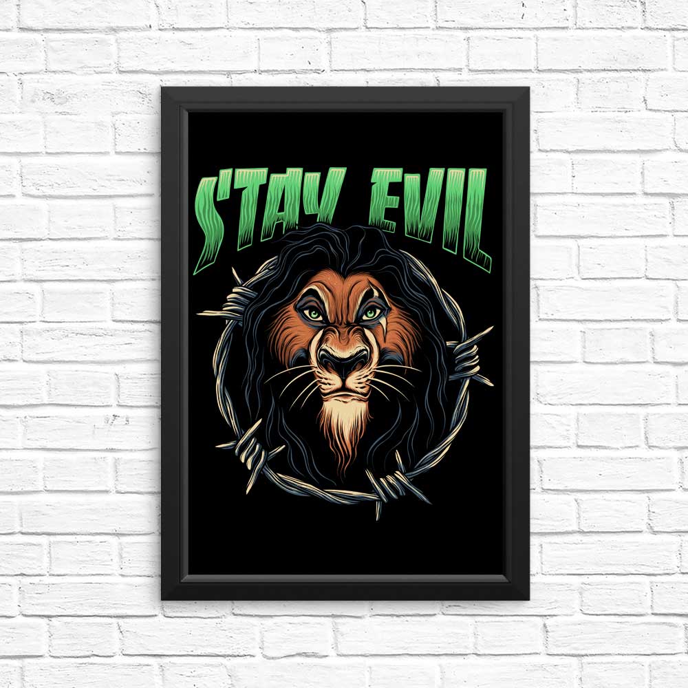 Stay Evil - Posters & Prints