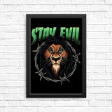 Stay Evil - Posters & Prints