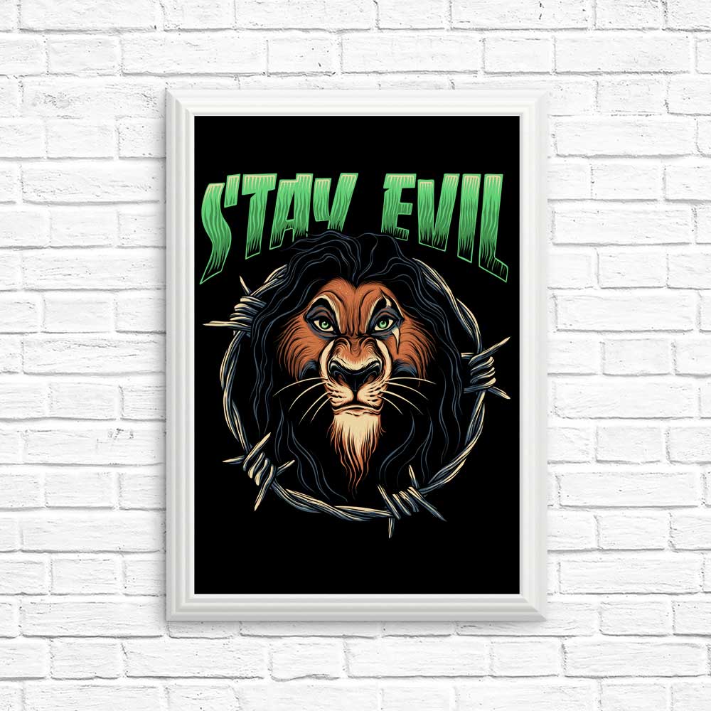 Stay Evil - Posters & Prints