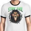 Stay Evil - Ringer T-Shirt