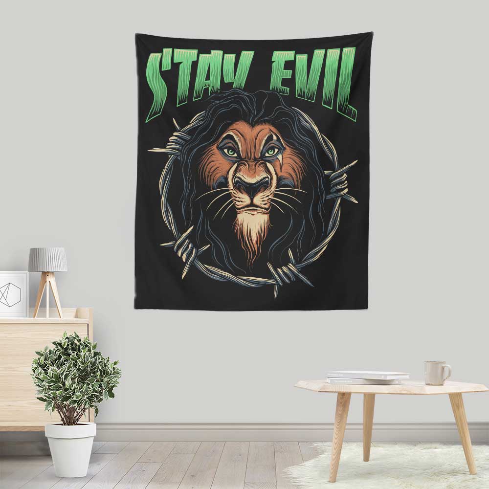 Stay Evil - Wall Tapestry