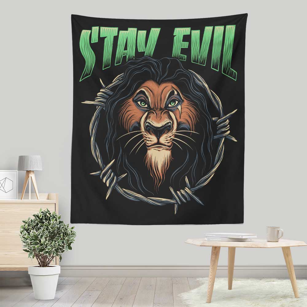 Stay Evil - Wall Tapestry