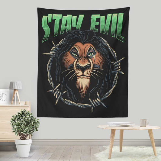 Stay Evil - Wall Tapestry