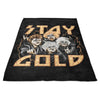 Stay Gold - Fleece Blanket