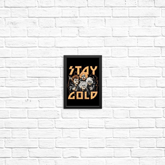 Stay Gold - Posters & Prints