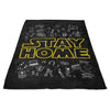 Stay Home - Fleece Blanket