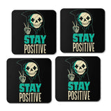 Stay Positive - Coasters