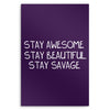 Stay Savage (Alt) - Metal Print