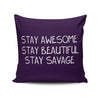 Stay Savage (Alt) - Throw Pillow