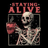 Staying Alive - Fleece Blanket