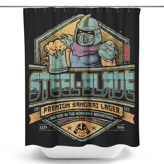 Steel Blade Lager - Shower Curtain