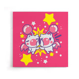 Stick Friends - Canvas Print