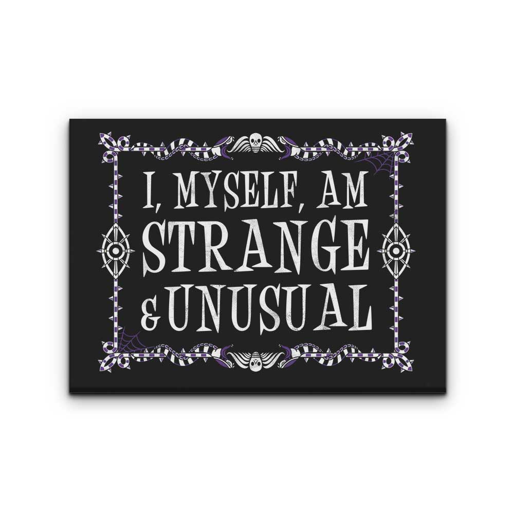 Strange Snake Frame - Canvas Print