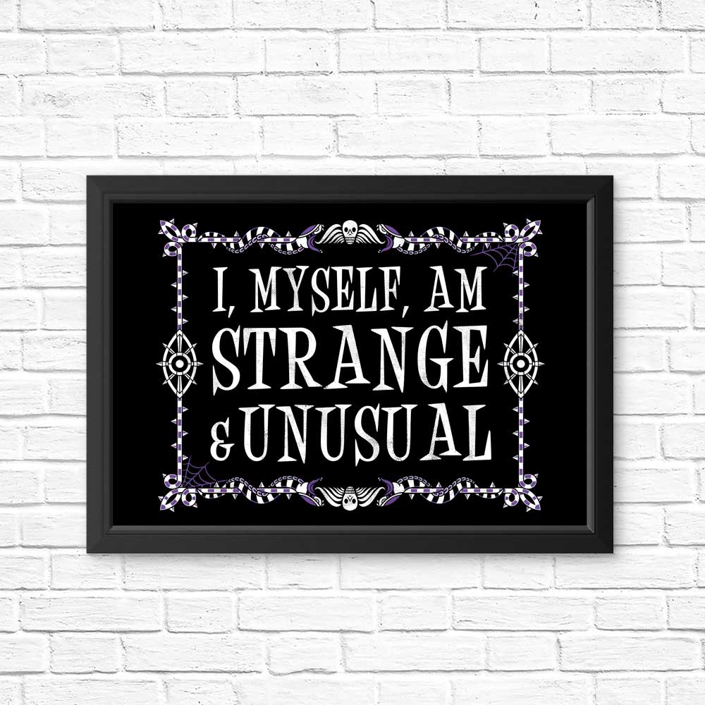 Strange Snake Frame - Posters & Prints