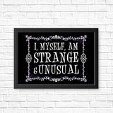 Strange Snake Frame - Posters & Prints