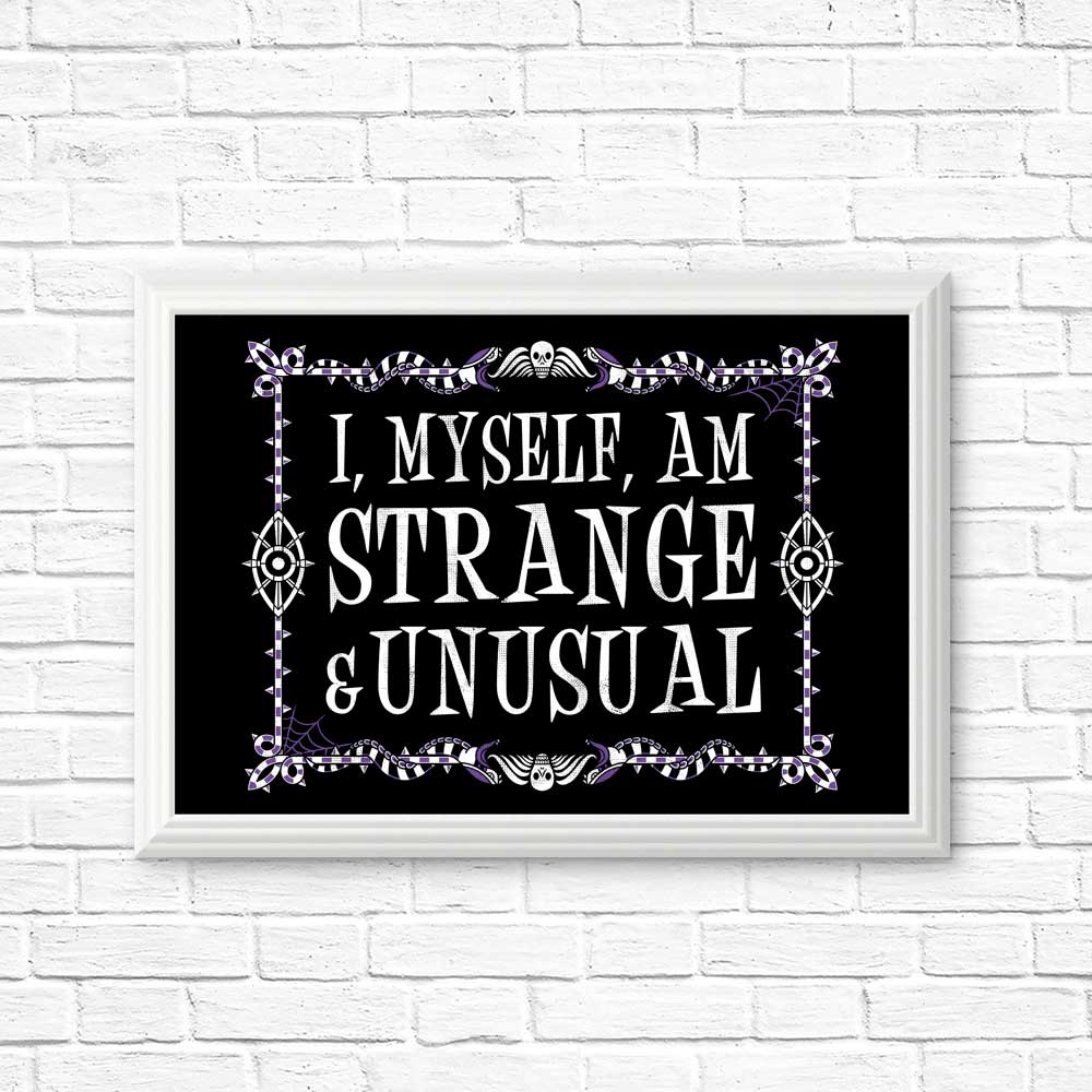 Strange Snake Frame - Posters & Prints